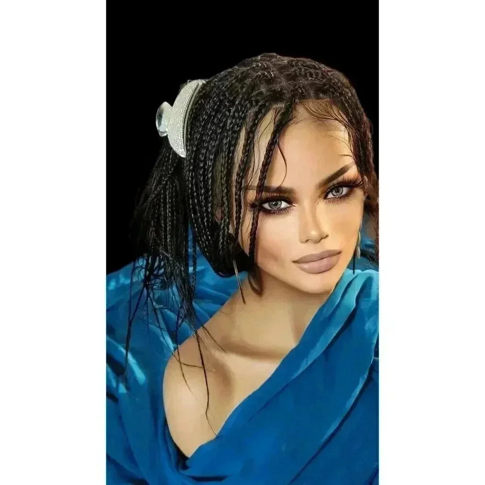 Pain-Free 22" Knotless Box Braids with Lace Closure and Baby Hair - Instant, NWT - Picture 11 of 15